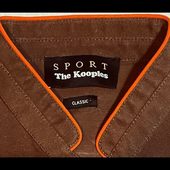 The Kooples SPORT Brown pique polo by Sport small - Picture 6 of 8